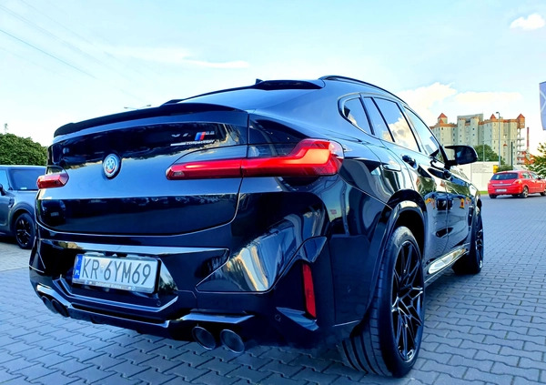 BMW X4 M cena 430500 przebieg: 31000, rok produkcji 2022 z Kraków małe 379